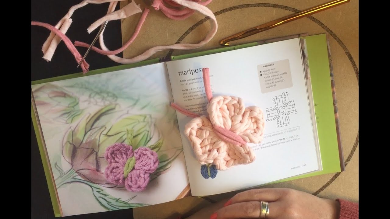 Crochet - Mariposa con Varetas