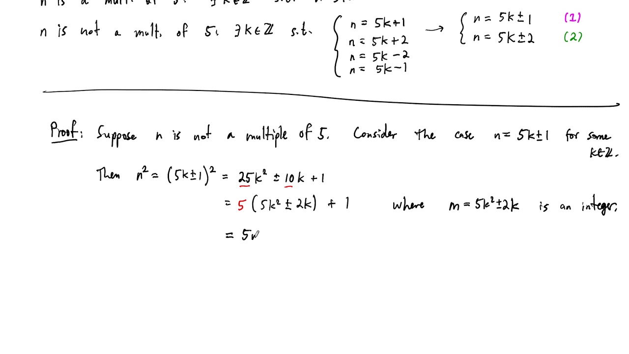 Example: Proof by Contraposition