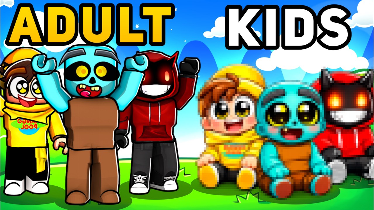 ADULT vs KIDS In ROBLOX