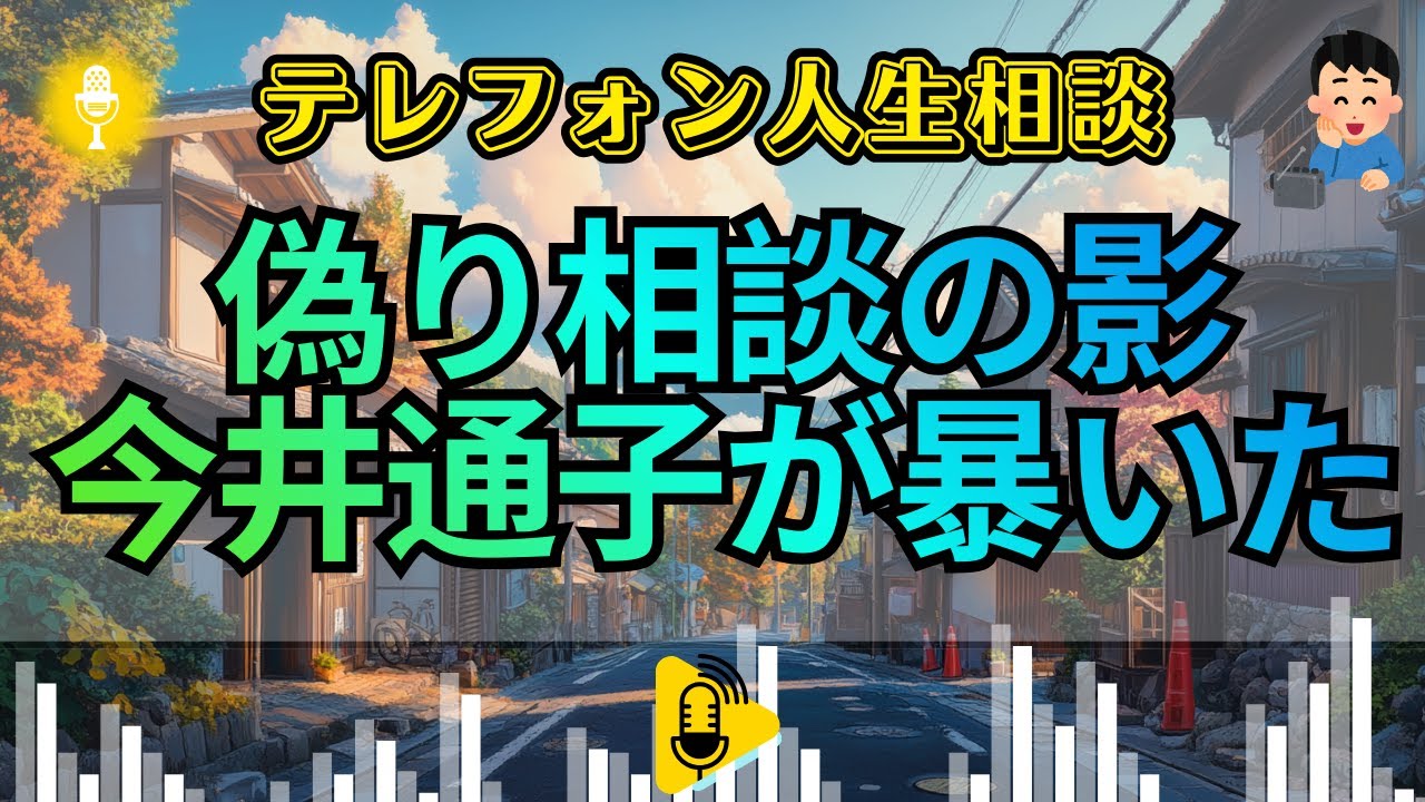 【テレフォン人生相談】相談内容は偽装？今 井 通 子 が 一 喝 する 「 お 前 の 心 は 腐 り 切 っている 」 という絶望の断罪 ！