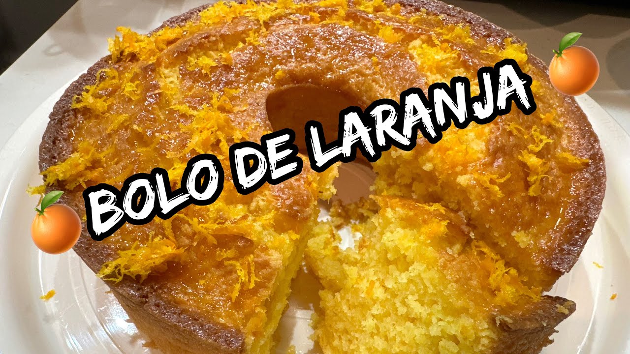 Bolo de laranja delicioso! Aprenda essa receita!#bolo #receitas