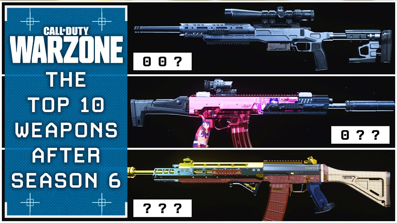 The BEST WEAPONS of the WARZONE NEW META (Season 6)