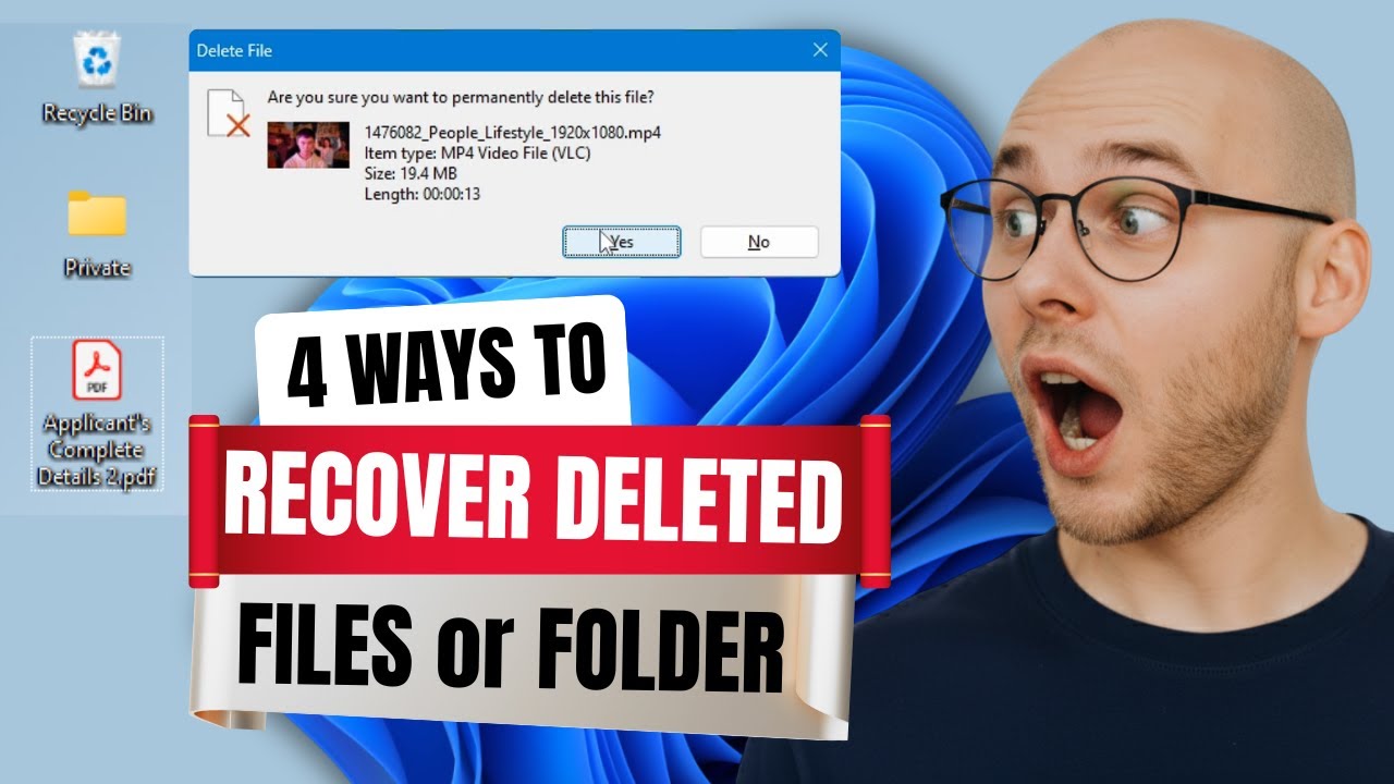 Best Way to Recover Deleted Files on Windows for Free [4 Ways]