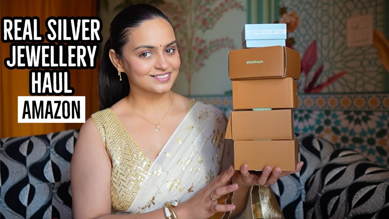 925 Silver Jewellery Haul  | Dailywear  Bichiya, Payal and Earrings