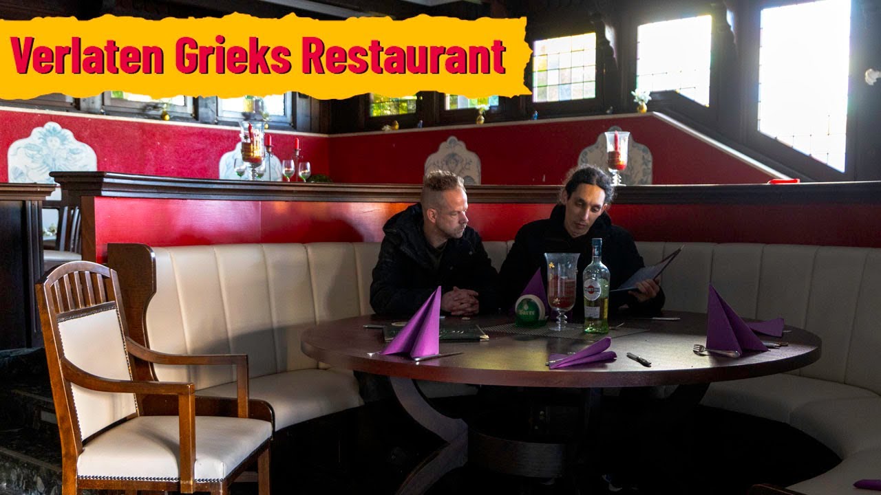 Volledig Ingerichte Grieks Restaurant VERLATEN *ALLES ACHTERGELATEN*