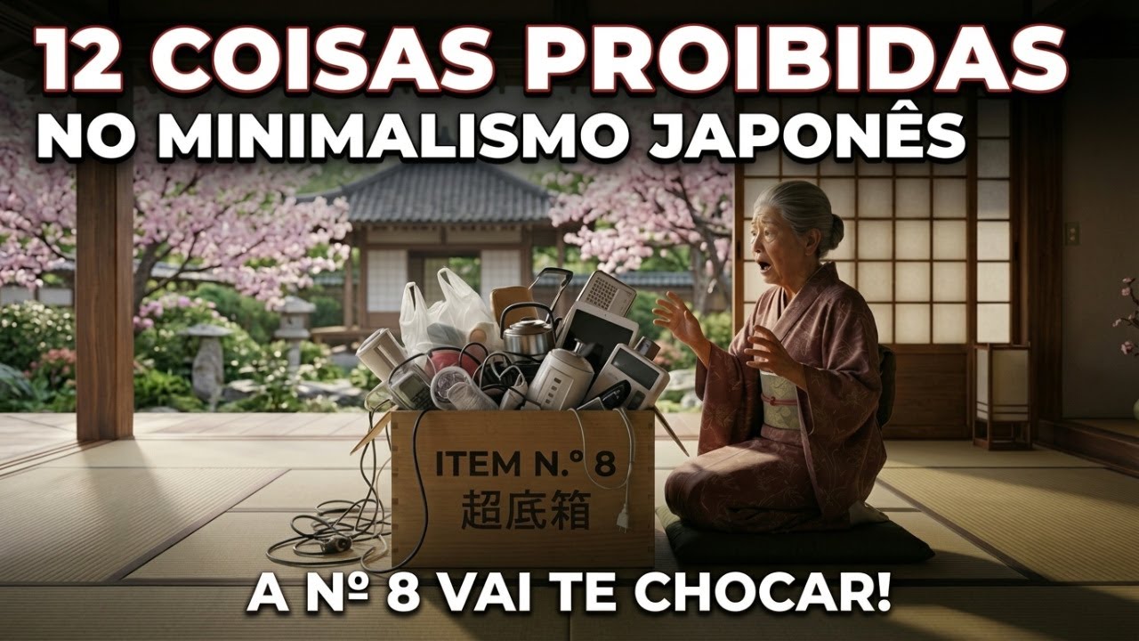12 Coisas que o Minimalismo Japonês NUNCA Permite em Casa | Nº 8 Vai Te Chocar!
