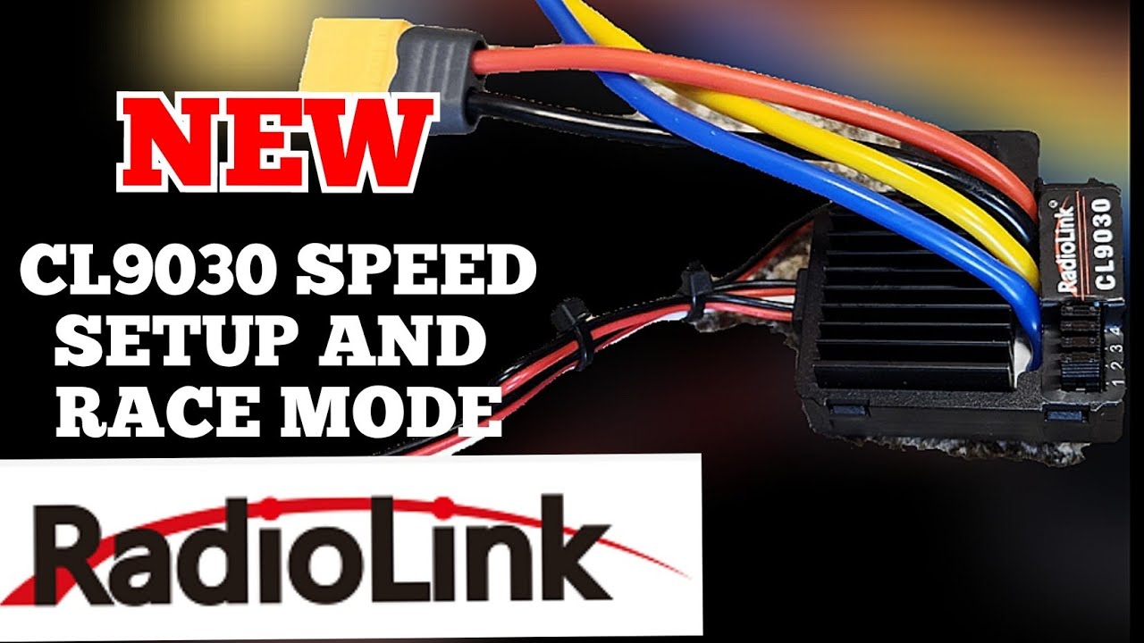 настройка гонки/скорости radiolink cl9030 esc