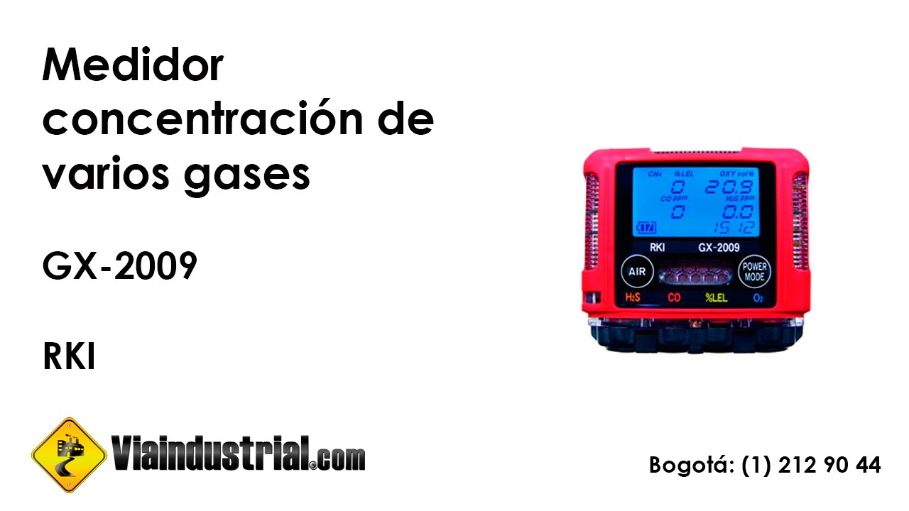 Medidor concentración de varios gases digital portátil de RKI