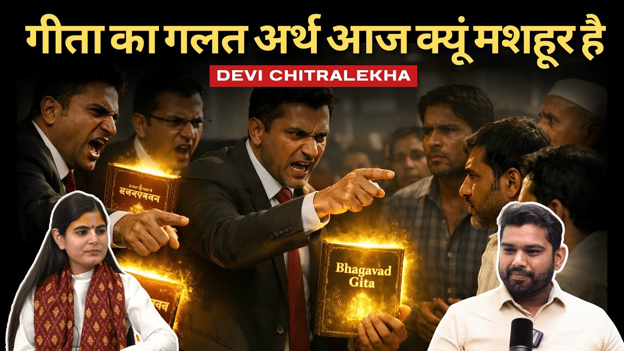 भगवत गीता को ऐसे पढ़ना पाप क्यों है | Bintin Media Podcast | @Chitralekhaji