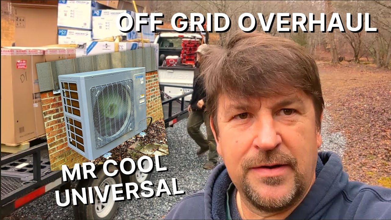 Putting a MrCool Universal in this off grid home