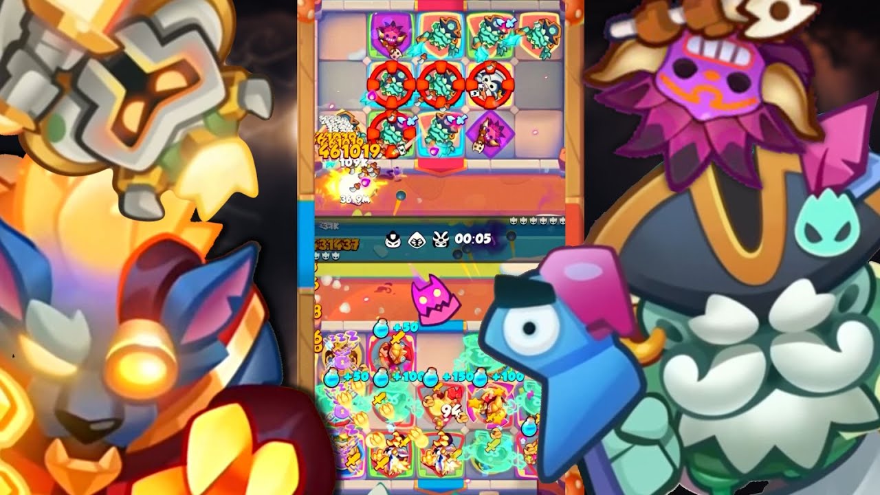 Standing deck vs Toxic deck | Max Riding Hood vs Max Sea Dog | Rush Royale