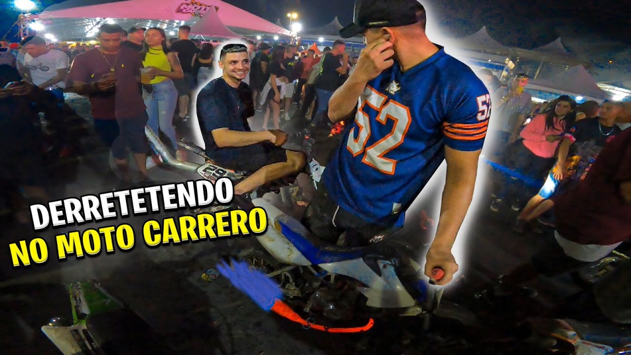 O JONATAN SANTOS  DERRETEU A MINI MOTO NO MOTO CARRERO