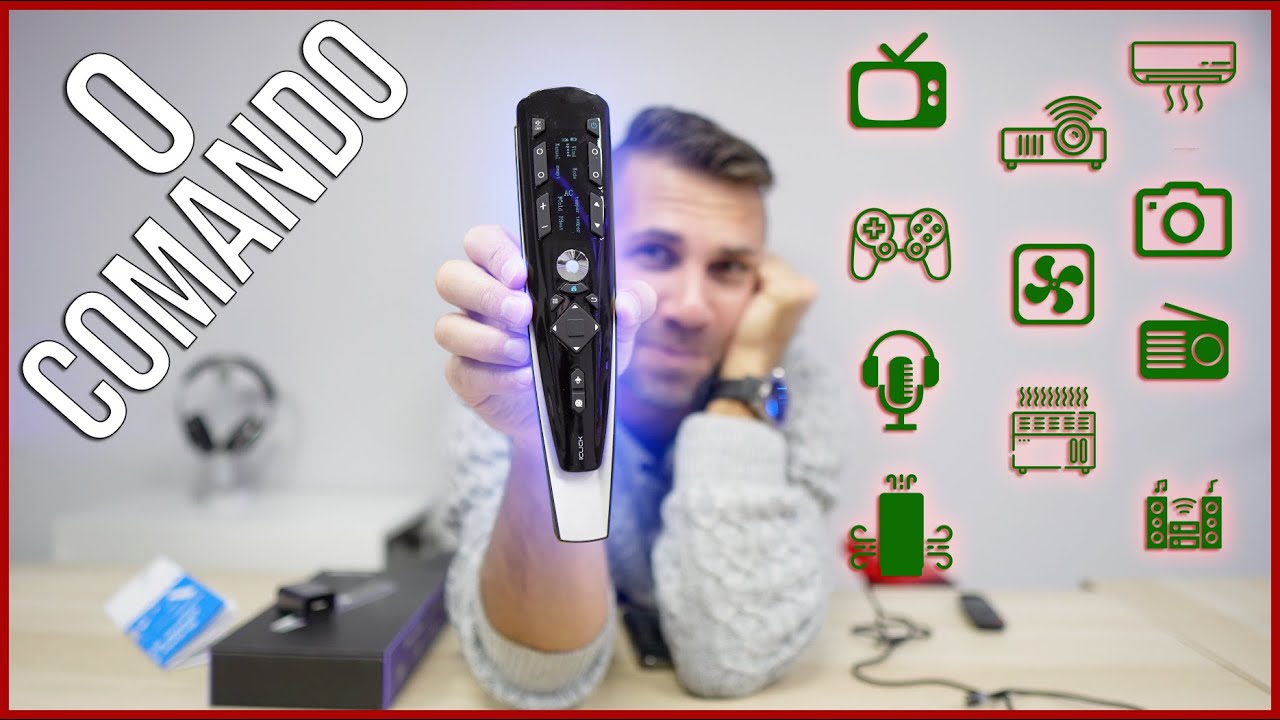 Comando Universal para TV, AC, Rádio etc Harmony Alternativa | BestJoy Super Remote