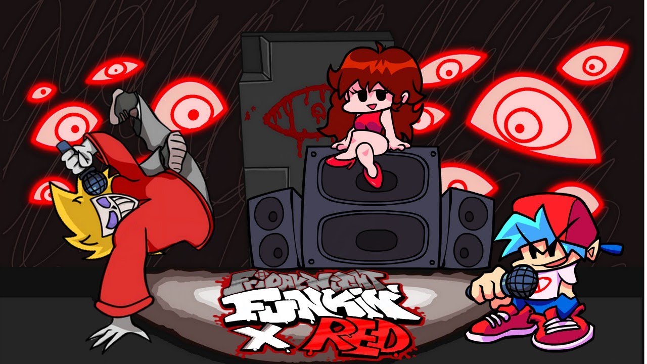 FNF x Red Full Week - Friday Night Funkin Mod