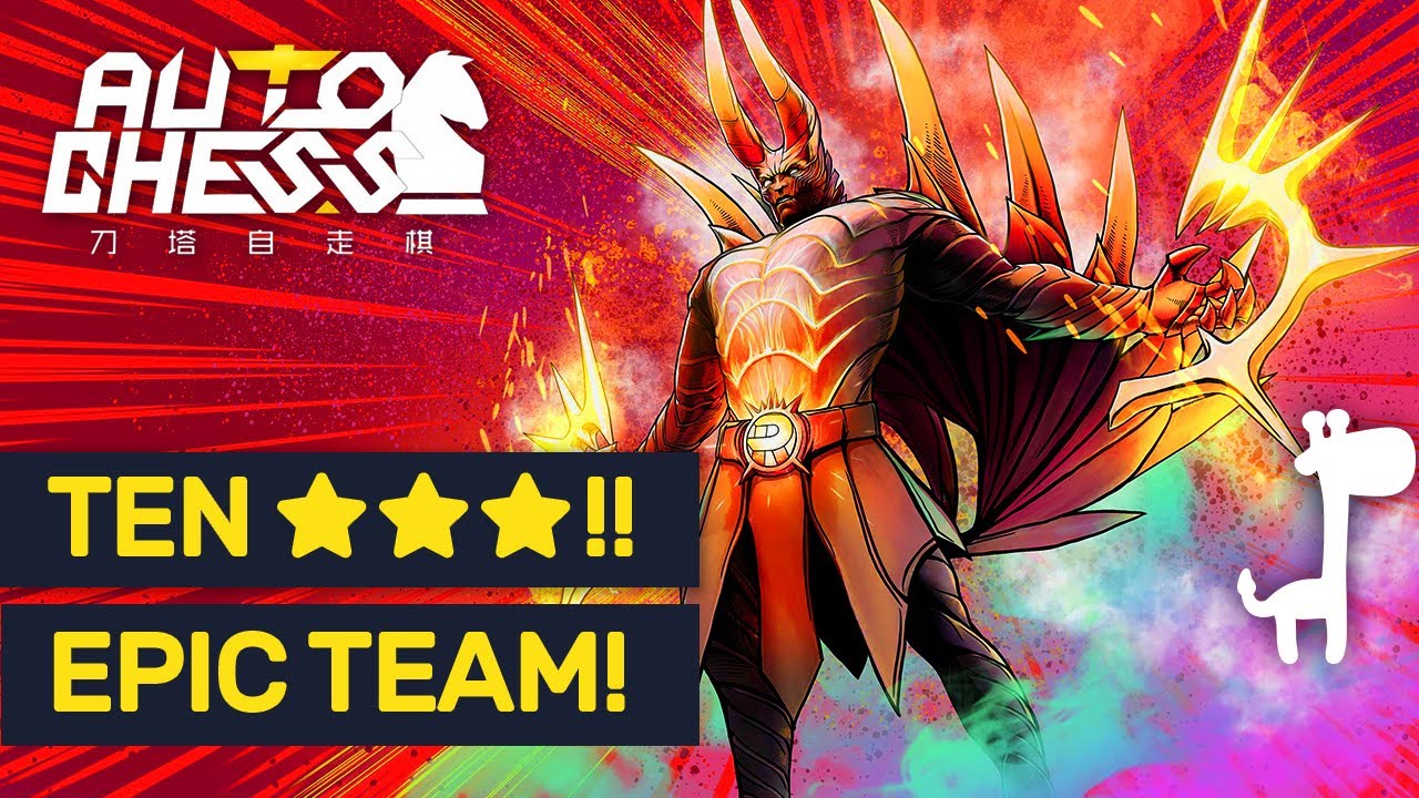 TEN ★★★ UNITS ON BOARD!! Dota Auto Chess Team Mode With Epic ★★★ Challenge!