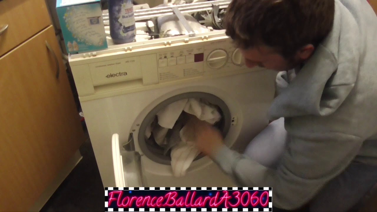 Merloni Electra WD1100 Washer Dryer - FINAL WASH ON THE CHANNEL *With Lid & Back Removed*