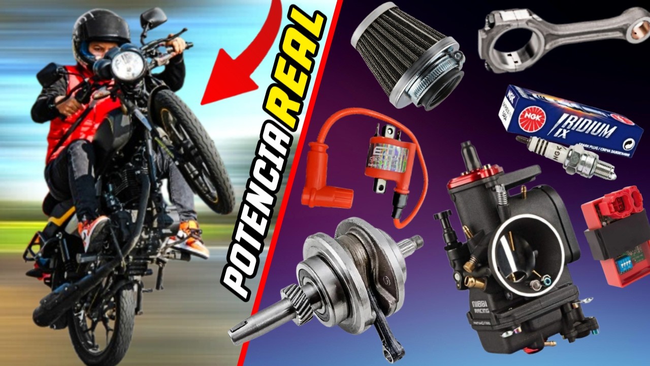 😱 TOP 8 Mejores Modificaciones para hacer tu MOTO muy RAPIDA 🛵🔥 | ¡REALMENTE AUMENTAN LA POTENCIA!