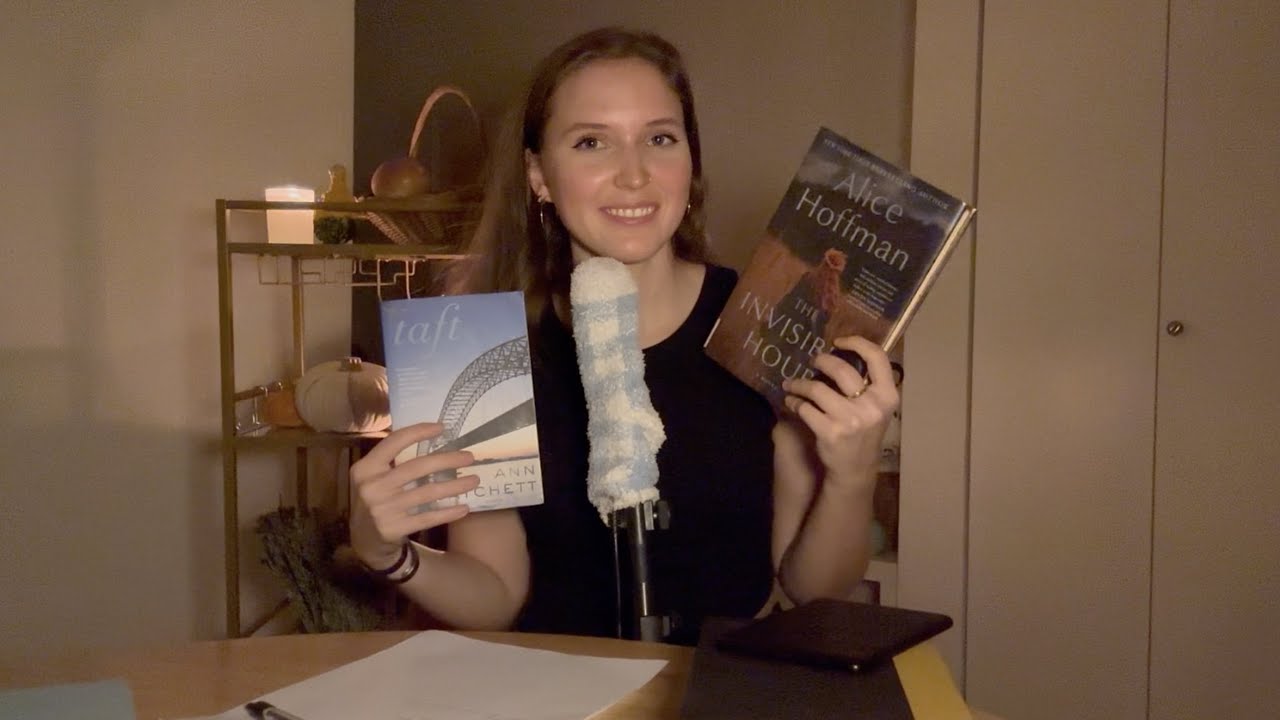 ASMR The 9 Books I read in September 📚 (close-whispered)