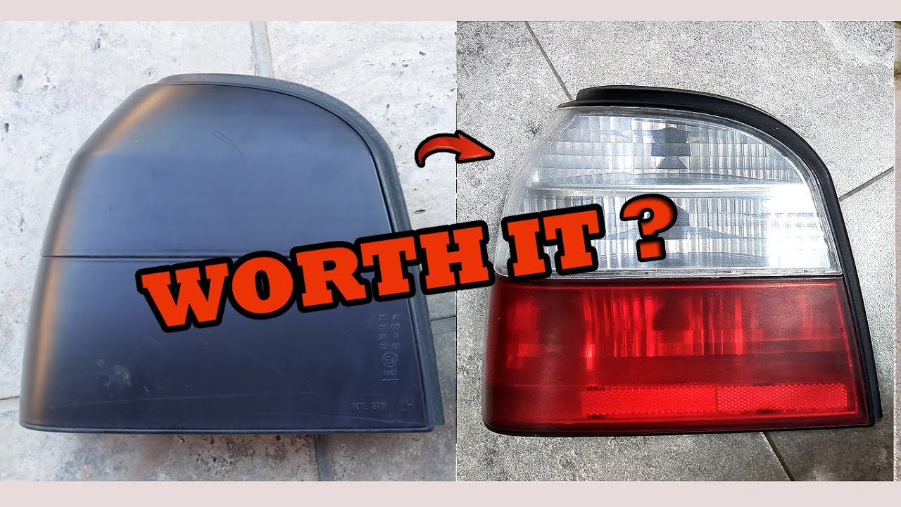 I Restored Completly Black Vw Golf 3 Taillights - Worth It ?