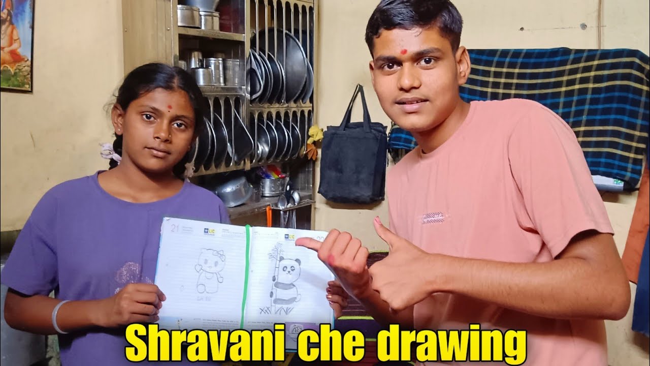 “Shravani Cha Drawing 😮😍 | End Result Shock!” 