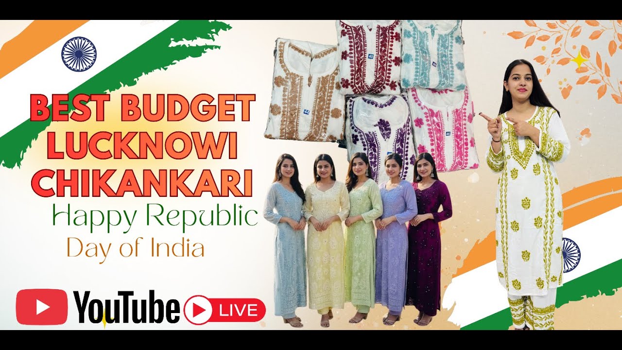 Republic Day Festival Sale 2026  BOOKING NO-| 9236864971 | #chikankari #fashion #live #ytshorts