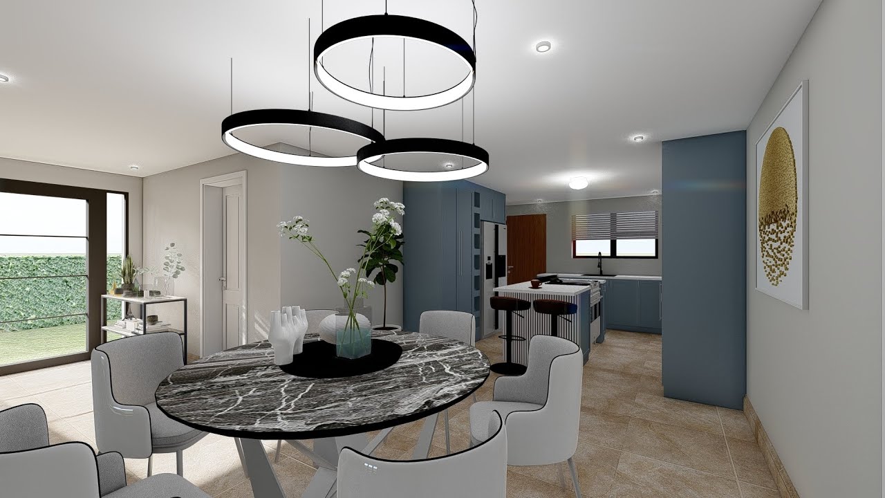 Dusty Blue Interior | Kitchen & Dining &ndash; Motheo #2 Maseru 🇱🇸