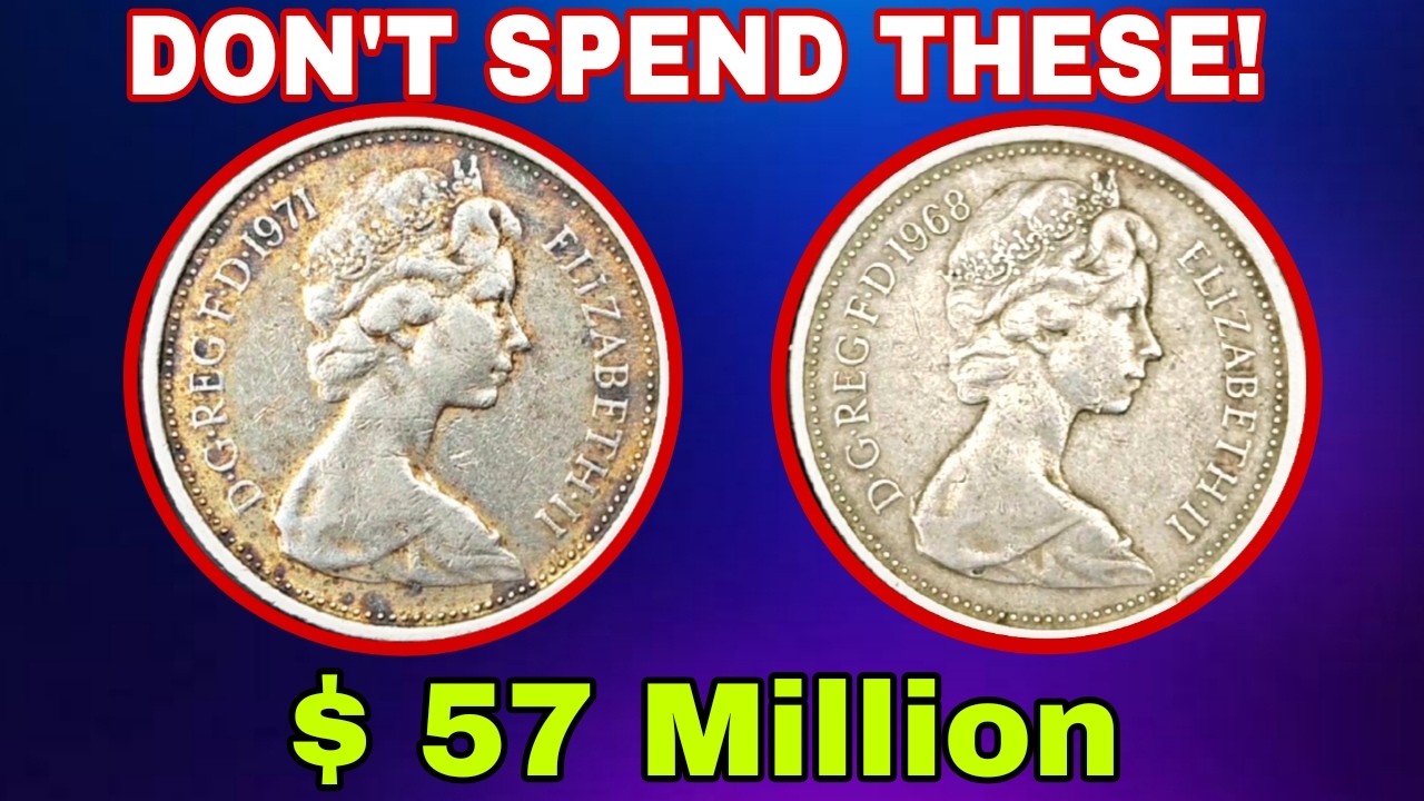 These1968 and 1971 Elizabeth II 5Pence Coins Worth BIG Money? Hidden Errors and True Values Revealed