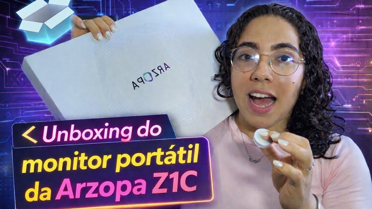Monitor Portátil Arzopa Z1C | Tela secundária 