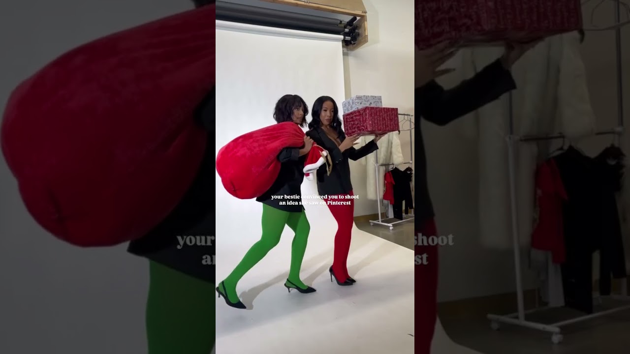 Pinterest holiday idea w/ your bestie 