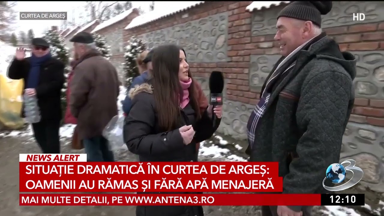 Transmisiune din localitatea lăsată fără apă, oamenii se revoltă
