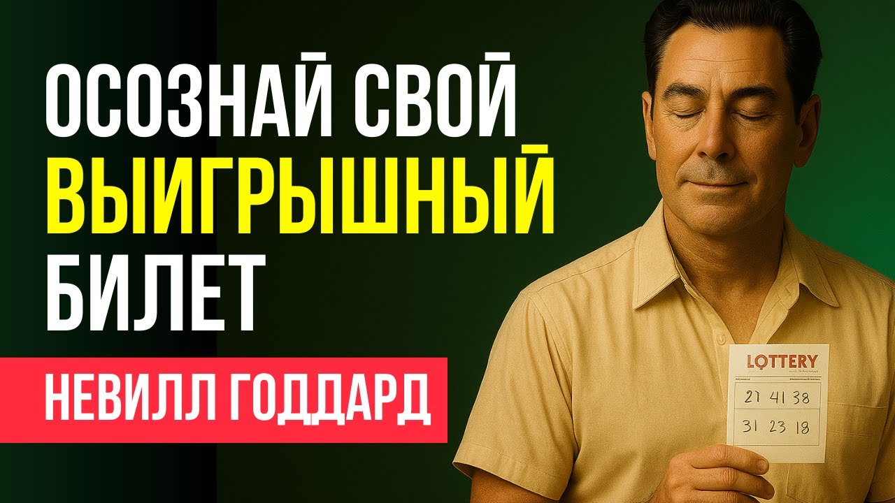 ТЫ САМ &mdash; СВОЙ ЛОТЕРЕЙНЫЙ БИЛЕТ | НЕВИЛЛ ГОДДАРД | МОЩНАЯ ЛЕКЦИЯ