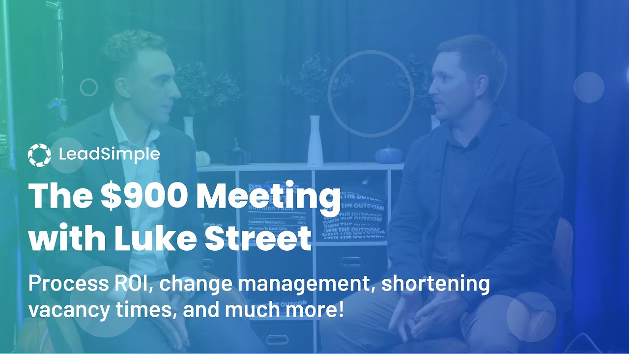 How to Stop Holding $900 Meetings with Luke Street - LeadSimple Live Episode #1