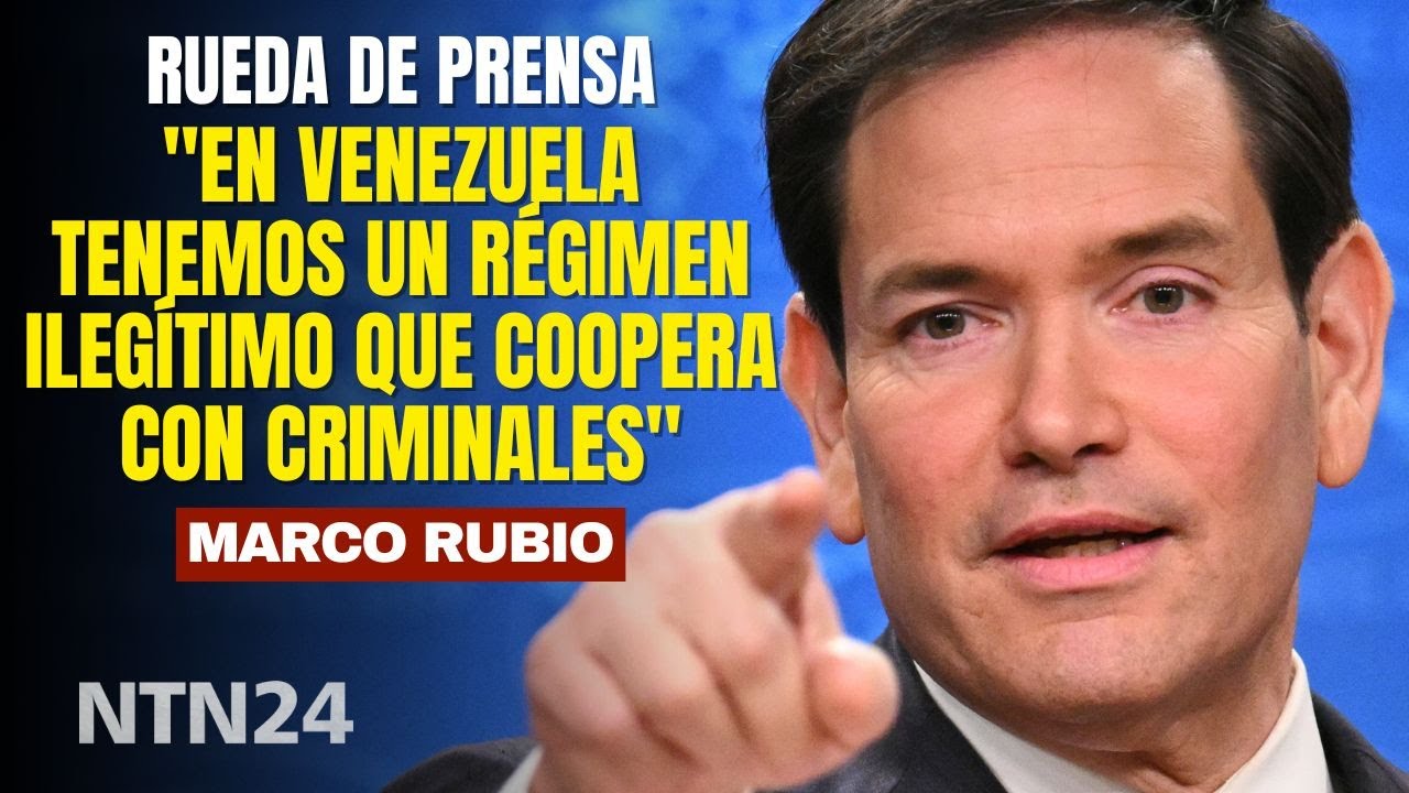 Contundentes señalamientos de Rubio a Maduro: 