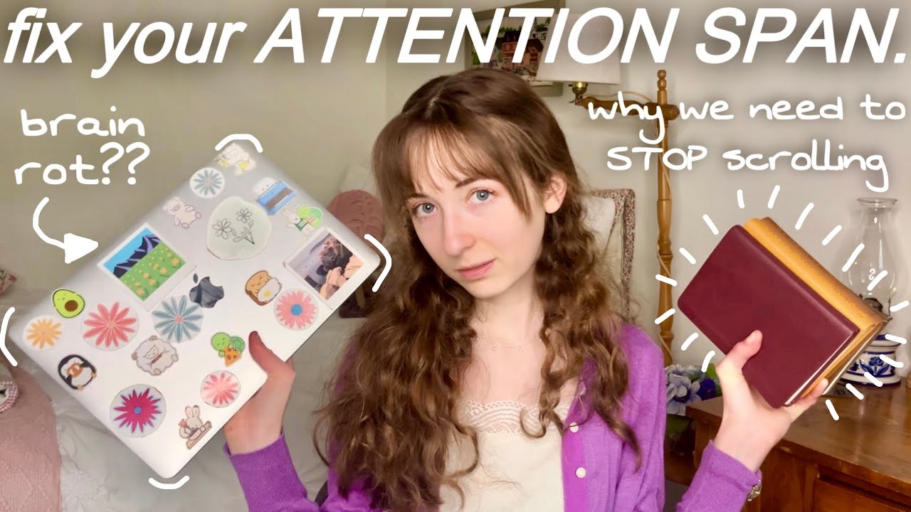 BRAIN ROT || how to defeat screen time addiction, stop scrolling, & fix your attention span