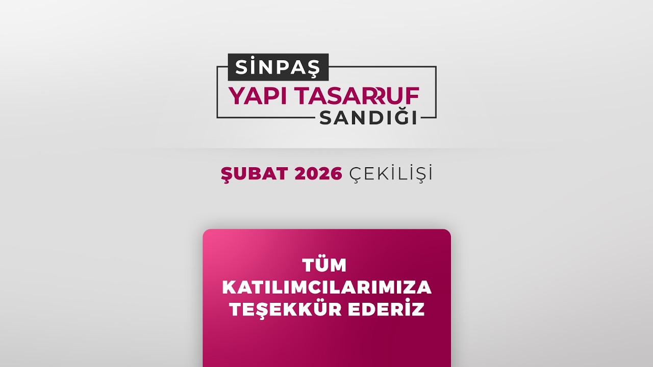 Sinpaş YTS 27 ŞUBAT 2026 &Ccedil;ekilişi