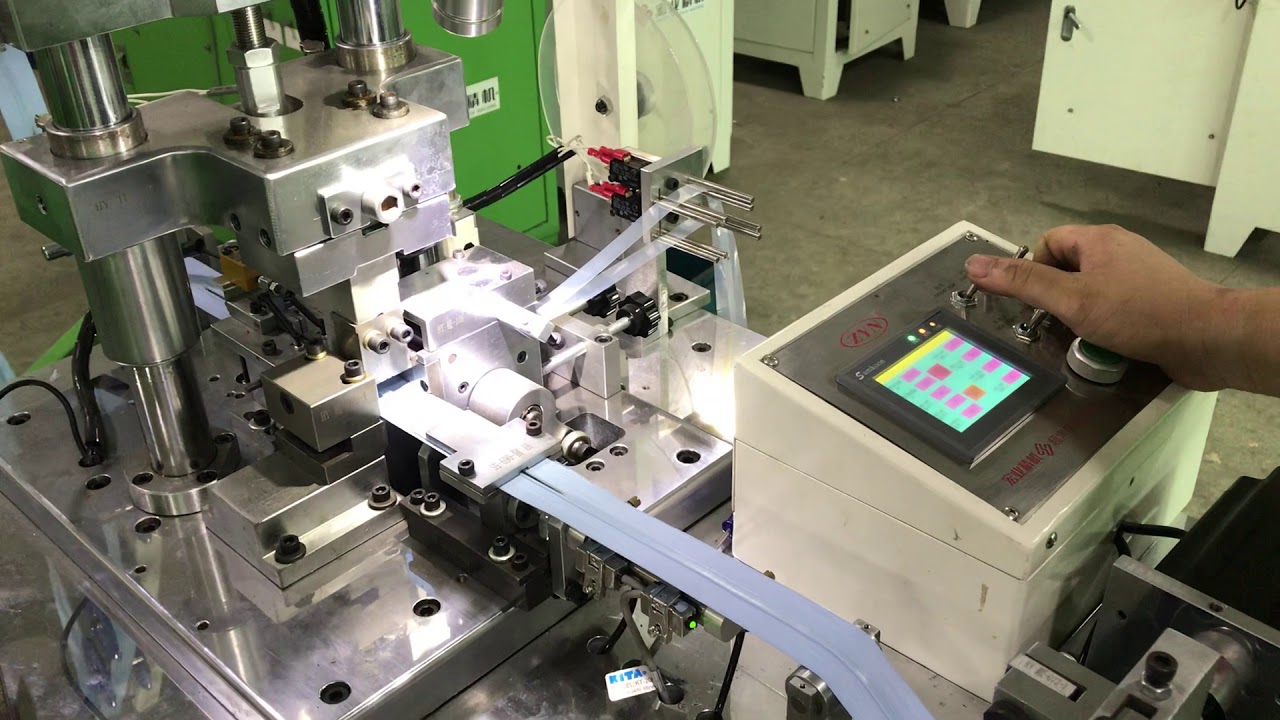 Vislon zipper film welding machine