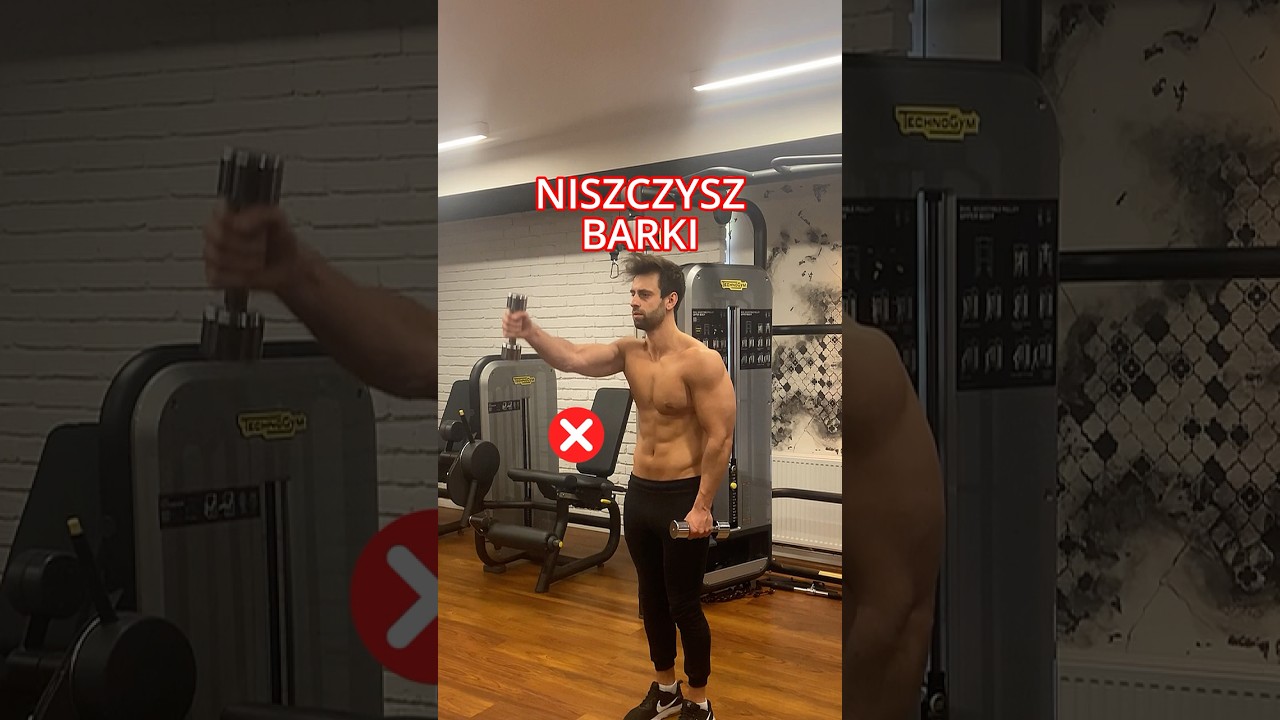 HAMUJESZ ROZW&Oacute;J BARK&Oacute;W #barki #ćwiczenia #siłownia