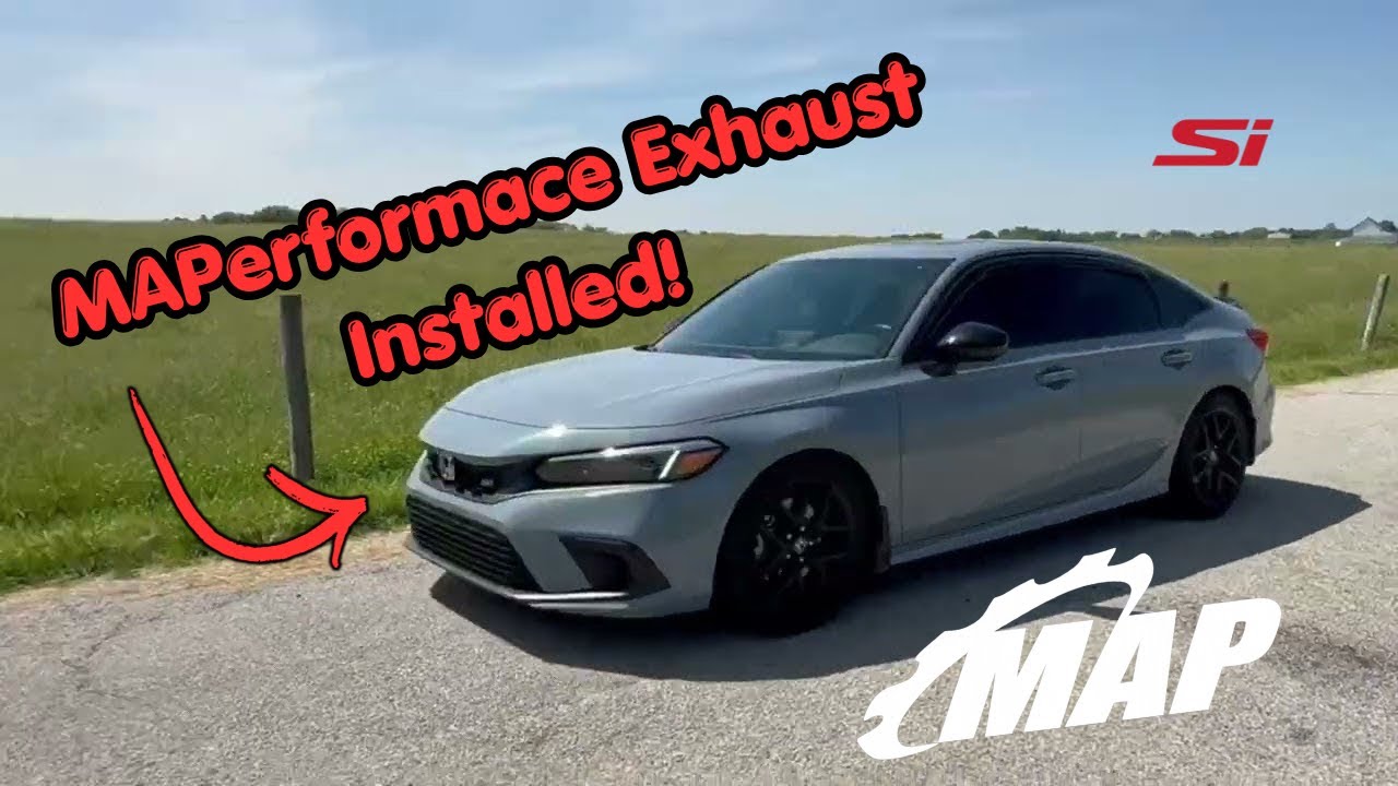 Установка выхлопной системы MAPerformance на мой Si 11-го поколения!! (Обзор как для гонок, так и...