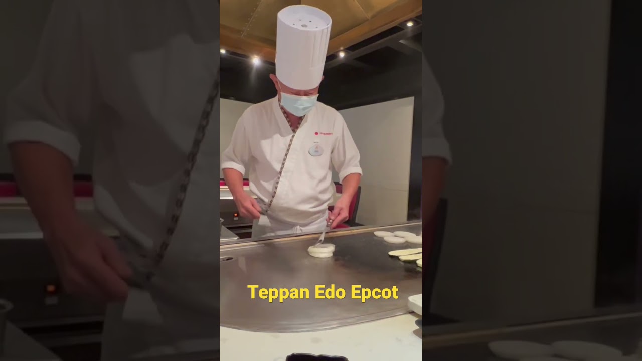 Teppan Edo Epcot Japan Pavilion Fun Dinner!