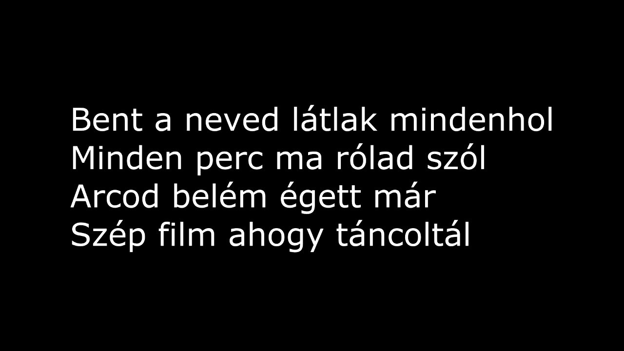 SuperStereo-Bent a neved Dalszöveggel