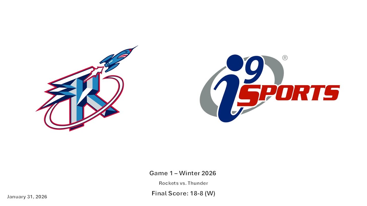 K/Pre-K - i9 Rockets vs Thunder 1-31-26