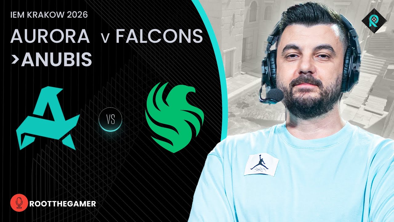 AURORA 🆚 FALCONS | 1. HARİTA ANUBIS  | Bo3 | IEM KRAKOW 2026 GRUP MAÇI