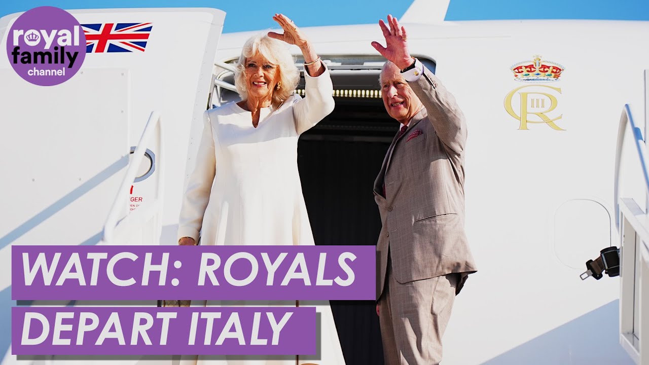 WATCH: King Charles and Queen Camilla End Their Italy State Visit