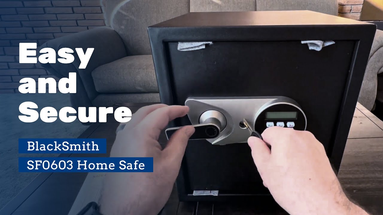 Fast Access, Strong Protection: Your Valuables, Safer Than Ever | SF0603 Home Safe