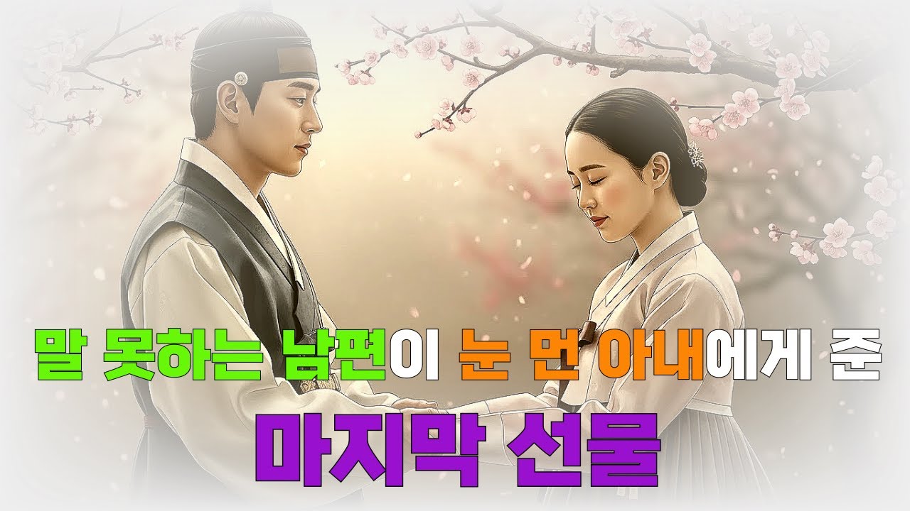 벙어리 남편이 눈 먼 아내에게 준 마지막 선물｜조용히 듣는 옛이야기