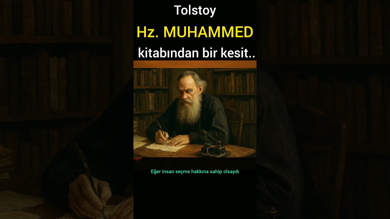 Tolstoy'un Hz. Muhammed kitabından bir kesit #kitap&ouml;zetleri #kitaptahlili #hzmuhammed #shortvideo