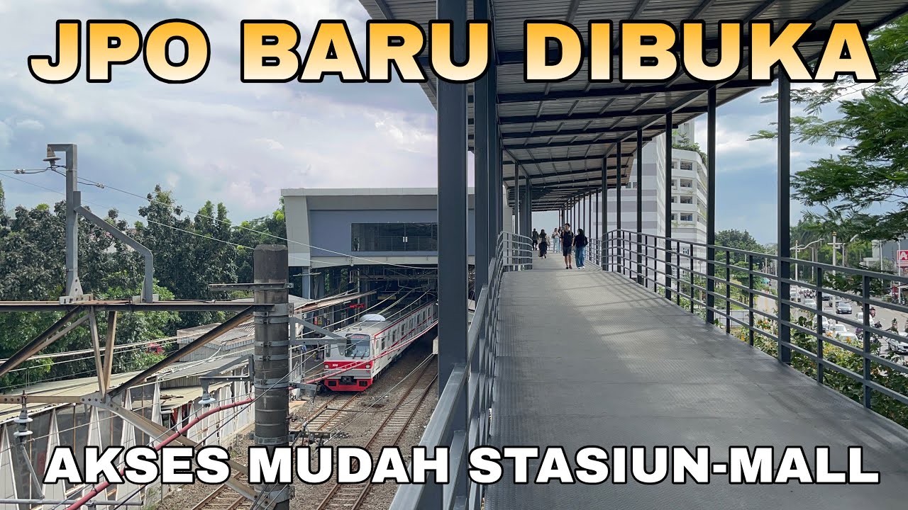 Update Mencoba JPO Baru Stasiun Tanjung Barat ke Arah Aeon Mall Tanjung Barat (14 Desember 2025)