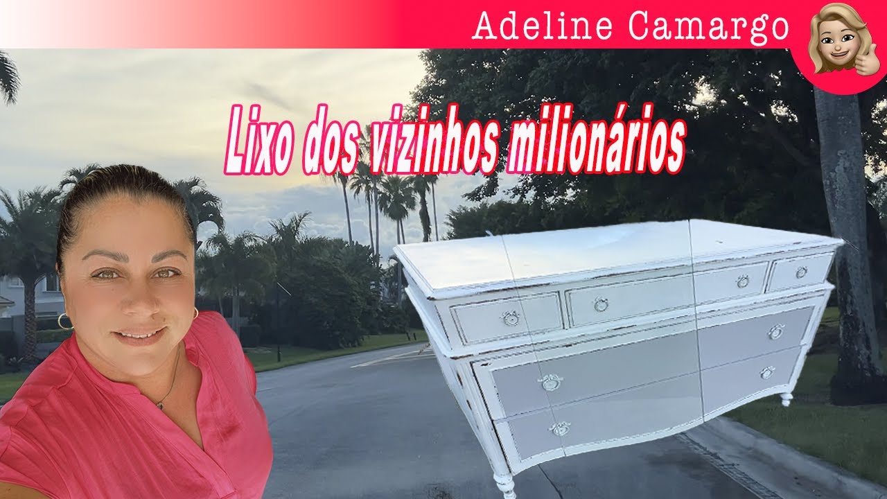 Lixo dos vizinhos milionários, coisas novas com etiqueta descartadas nas ruas USA