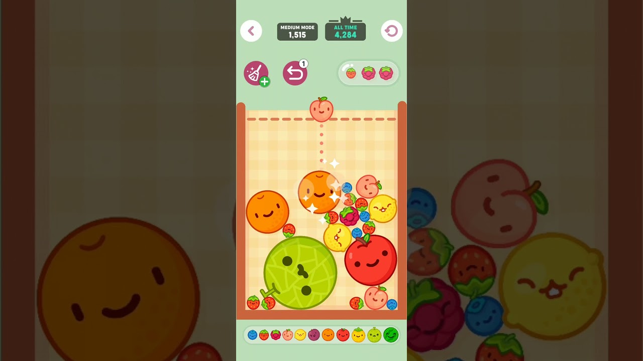 Fruits merge game