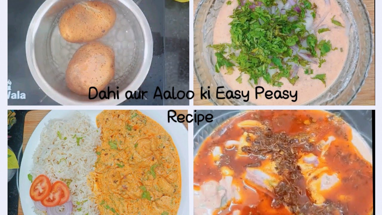 Sirf 5 minut Mein banne wala Aalu Dahi ki recipe Itna testi ki Bar Bar Yahi Banakar khaoge